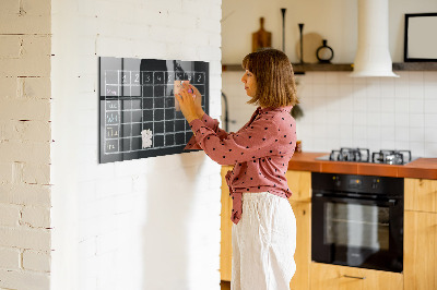 Magnettafel Unterrichtsplan