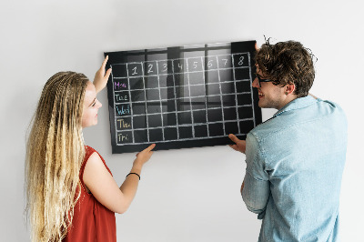 Magnettafel Unterrichtsplan