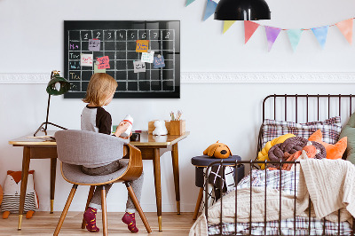 Magnettafel Unterrichtsplan