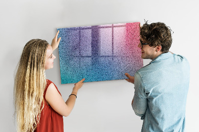 Schreib magnettafel Farbverlaufsmuster