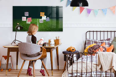 Magnettafel mit Magneten Fußballplatz