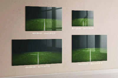 Beschreibbare magnettafel küche Fußballplatz