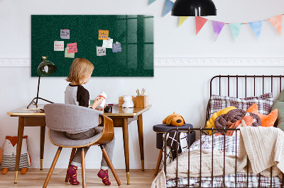 Magnetische, trocken abwischbare Tafel Blättermuster