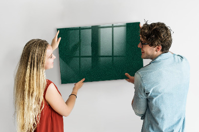 Schreib magnettafel Blättermuster