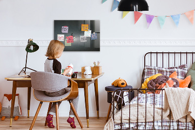 Magnetische, trocken abwischbare Tafel Ein Wanderer im Dunkeln