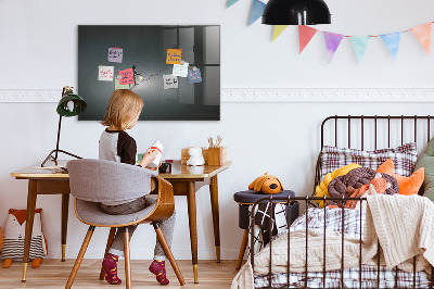 Magnetische, trocken abwischbare Tafel Ein Wanderer im Dunkeln