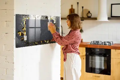 Schreib magnettafel Goldenes Konfetti