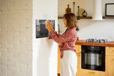 Schreib magnettafel Goldenes Konfetti