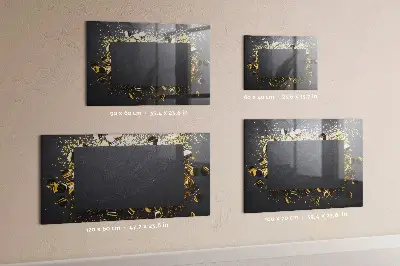 Schreib magnettafel Goldenes Konfetti