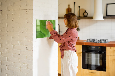 Magnettafel mit Magneten Moderne Wellen