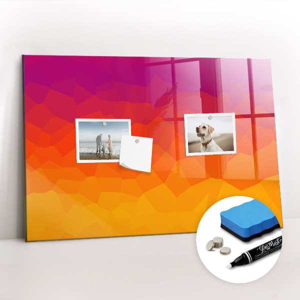 Schreib magnettafel Sonnenaufgang