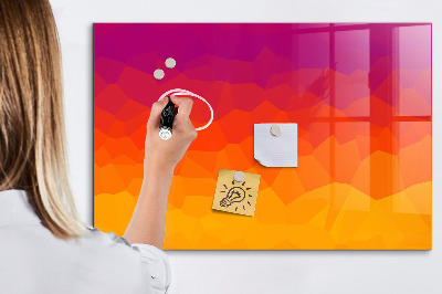 Schreib magnettafel Sonnenaufgang