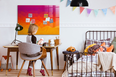 Magnetische, trocken abwischbare Tafel Sonnenaufgang