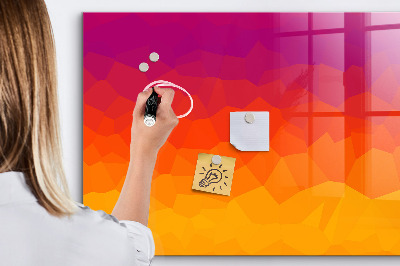 Schreib magnettafel Sonnenaufgang