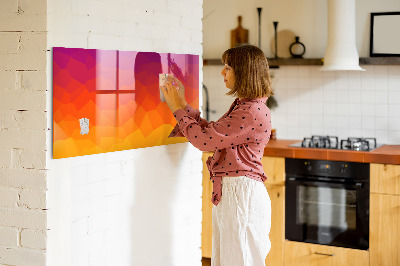 Magnetische, trocken abwischbare Tafel Sonnenaufgang