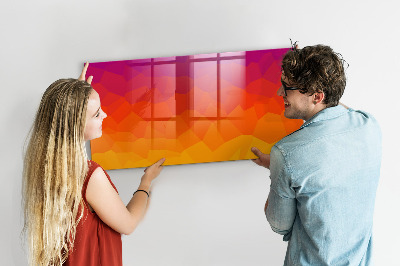 Schreib magnettafel Sonnenaufgang