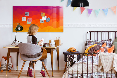 Magnetische, trocken abwischbare Tafel Sonnenaufgang