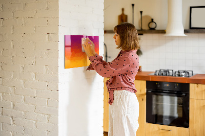 Magnetische, trocken abwischbare Tafel Sonnenaufgang