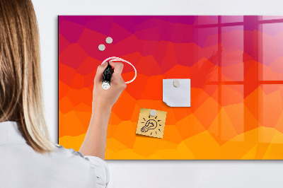 Schreib magnettafel Sonnenaufgang