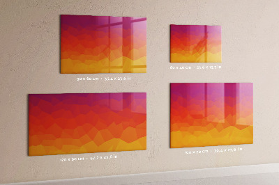 Schreib magnettafel Sonnenaufgang