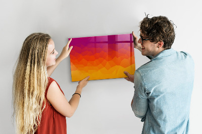 Schreib magnettafel Sonnenaufgang