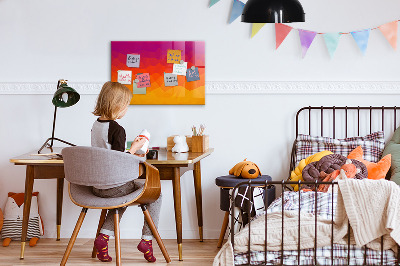 Magnetische, trocken abwischbare Tafel Sonnenaufgang