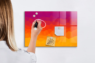 Schreib magnettafel Sonnenaufgang