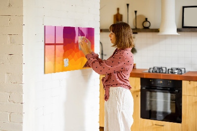 Magnetische, trocken abwischbare Tafel Sonnenaufgang