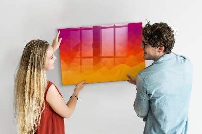 Schreib magnettafel Sonnenaufgang
