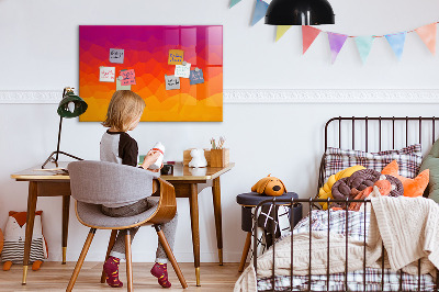 Magnetische, trocken abwischbare Tafel Sonnenaufgang