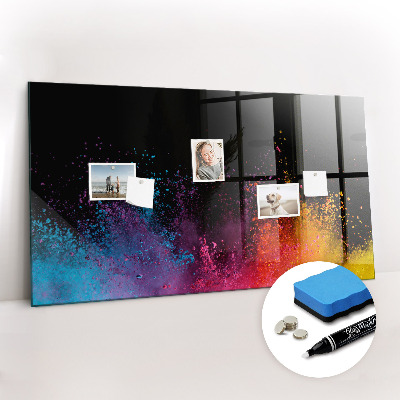 Schreib magnettafel Eine Explosion von Farben