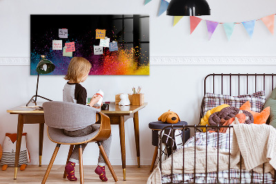 Schreib magnettafel Eine Explosion von Farben