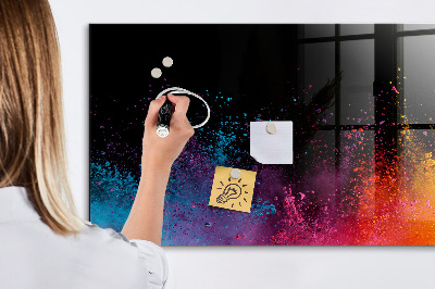 Schreib magnettafel Eine Explosion von Farben