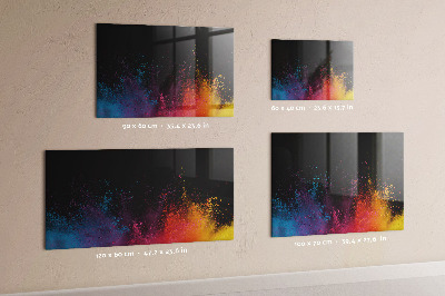 Schreib magnettafel Eine Explosion von Farben