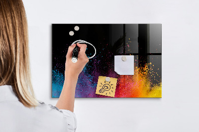 Schreib magnettafel Eine Explosion von Farben