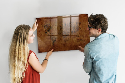 Schreib magnettafel Karte mit Ländernamen