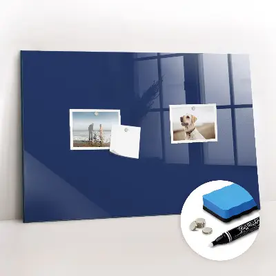 Beschreibbare magnettafel küche Marineblaue Farbe