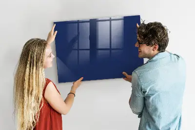 Beschreibbare magnettafel küche Marineblaue Farbe