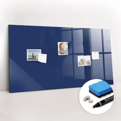 Beschreibbare magnettafel küche Marineblaue Farbe