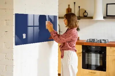 Beschreibbare magnettafel küche Marineblaue Farbe