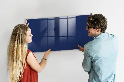 Beschreibbare magnettafel küche Marineblaue Farbe