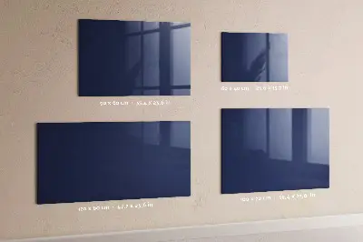 Beschreibbare magnettafel küche Marineblaue Farbe