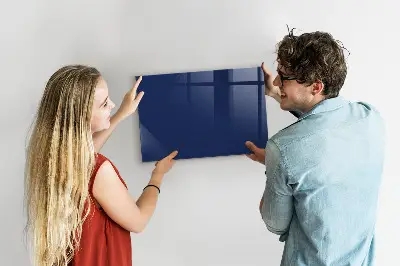 Beschreibbare magnettafel küche Marineblaue Farbe