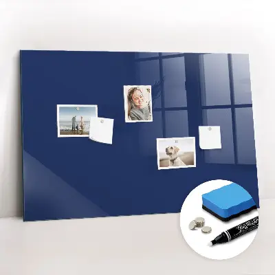 Beschreibbare magnettafel küche Marineblaue Farbe