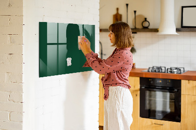 Magnetische, trocken abwischbare Tafel Farbe flaschengrün