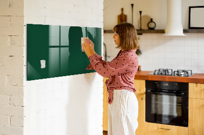 Magnetische, trocken abwischbare Tafel Farbe flaschengrün