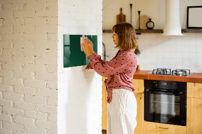 Magnetische, trocken abwischbare Tafel Farbe flaschengrün