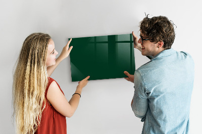 Magnetische, trocken abwischbare Tafel Farbe flaschengrün