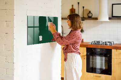 Magnetische, trocken abwischbare Tafel Farbe flaschengrün