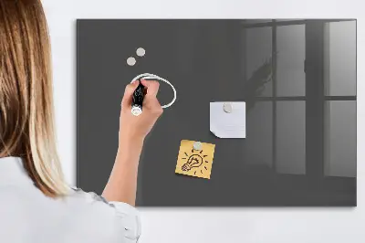 Beschreibbare magnettafel küche Farbe grau
